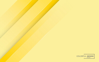 Modern stylish yellow color background