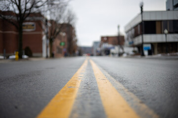Empty City Street