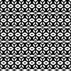  Geometric vector pattern with triangular elements. Seamless abstract ornament for wallpapers and backgrounds. Black and white patterns.. 