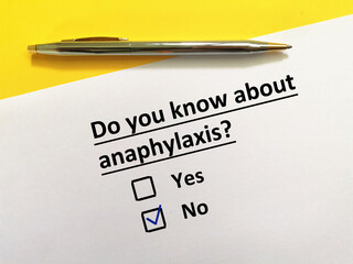 Questionnaire about vaccines