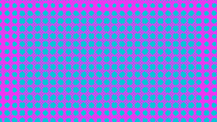 An abstract neon halftone grunge background image.