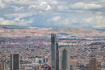 view of the city Bogotá