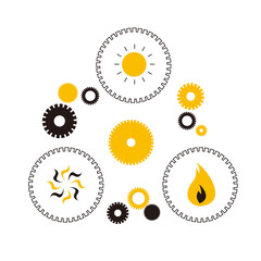 SDGs: Goal 7. Image illustration of 'AFFORDABLE AND CLEAN ENERGY'.