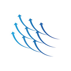 Arrow vector illustration icon