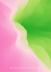 Abstract background with dynamic effect. Trendy gradients. 3D vector Illustration for advertising, marketing or presentation.