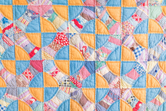 Patchwork Quilt © Stitched and Found