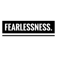''Fearlessness'' Lettering