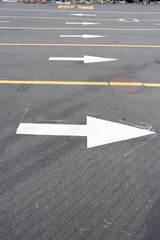 arrows in pavement