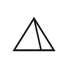 Pyramid icon design. vector illustration