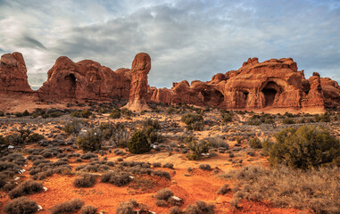 Fototapeta premium Formations in Arches National Park