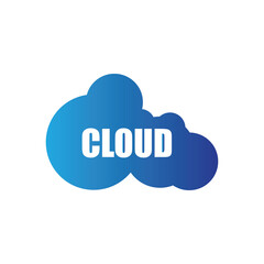 Cloud template vector
