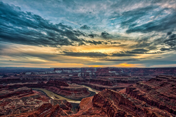Sunset at Dead Horse Point State Park