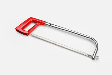 New hacksaw on white background