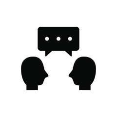 Communication bubble icon