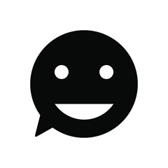 Happy chat icon