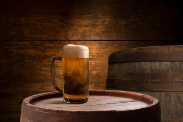 Big Brown wood plank wall texture background