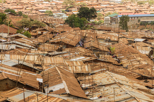 Kibera Slum Roof tops Horizon