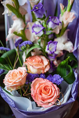 nice bouquet in the hands