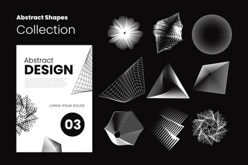 Abstract Shapes Element Poster Collections