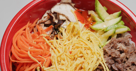 Korean cuisine take away box
