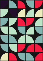 Abstract Geometric Pattern generative computational art illustration