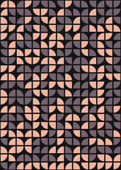 Abstract Geometric Pattern generative computational art illustration