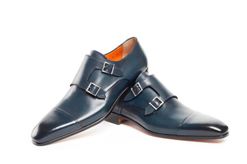 Man's shoes in studio for advertisement