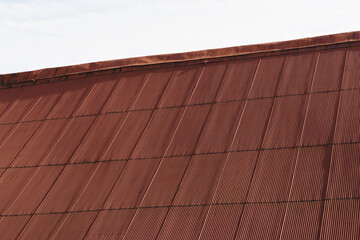 大きなトタン屋根