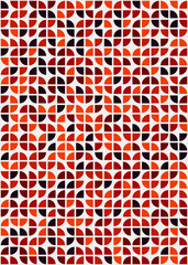 Abstract Geometric Pattern generative computational art illustration