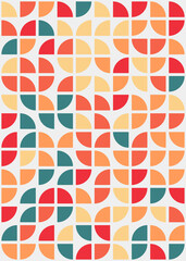 Abstract Geometric Pattern generative computational art illustration