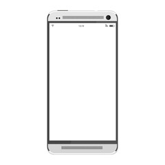White smartphone mockup