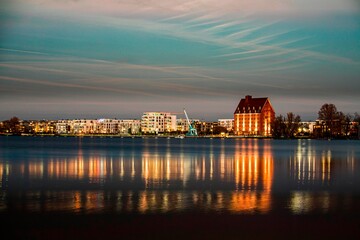 Fototapeta premium Blick über Ziegelsee3