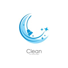 Cleaning logo and symbol