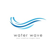 Naklejka premium Water Wave