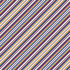 Obraz premium Rainbow Stripe seamless pattern background in diagonal style