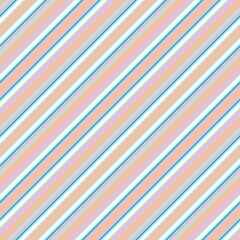 Rainbow Stripe seamless pattern background in diagonal style