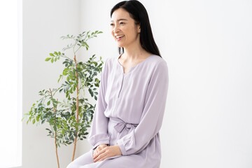40代　ミドル　女性　ポートレート
