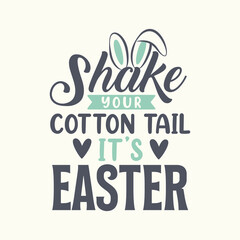 Shake your cotton tail it's easter