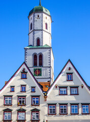 Fototapeta na wymiar historic old town of Biberach an der Riss
