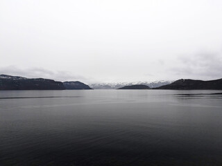 Peaceful lake in Newfoundland, called as Eastern Arm Pond. 