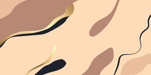 abstract modern shapes. art of creative minimalist. postcard or brochure cover design.