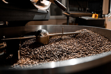 Professional coffee roasting process