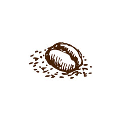 Coffee Bean Illustration