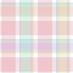Rainbow Pastel Plaid textured Seamless Pattern