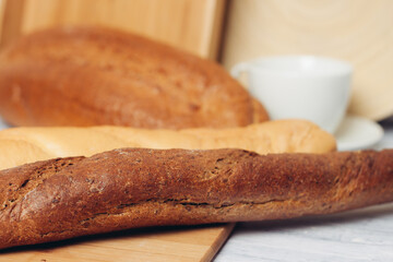 different types of loaves cutting board kitchen cutting 