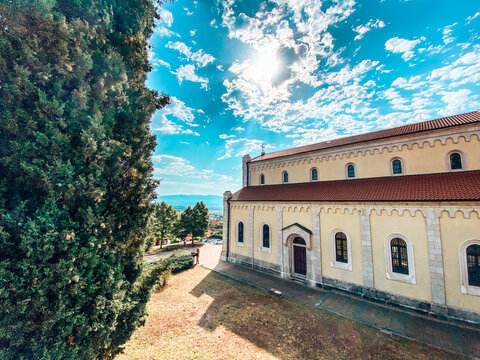 Fototapeta Church in Drnis, Croatia