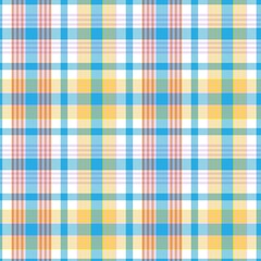 Rainbow Pastel Plaid textured Seamless Pattern