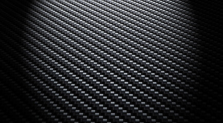 Carbon fiber background, black texture