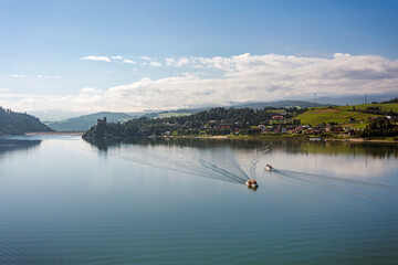 Czorsztyn castle in Pieniny Poland