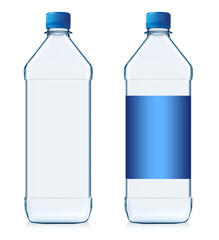 blue water splash isolated on white background